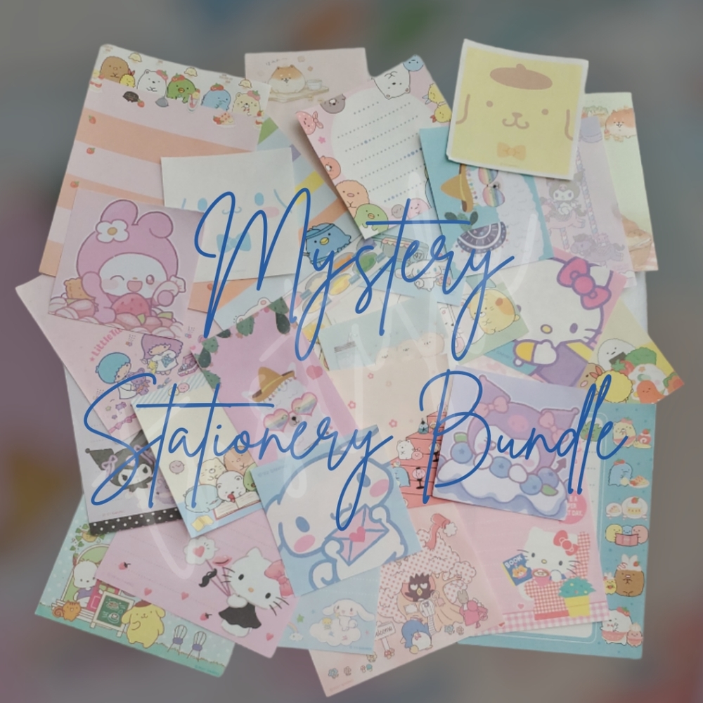 111 pcs Mystery Kawaii Stationery Bundle